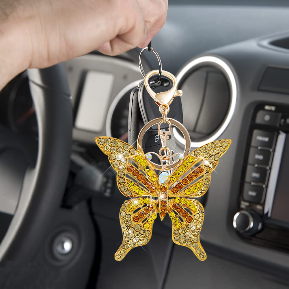 Surakey Butterfly Keychain - Diamond Hollow Key Chains