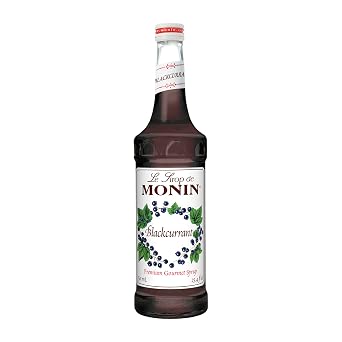 زجاجة Monin Premium Gourmet Blackcurrant 750 مل (كشمش أسود)