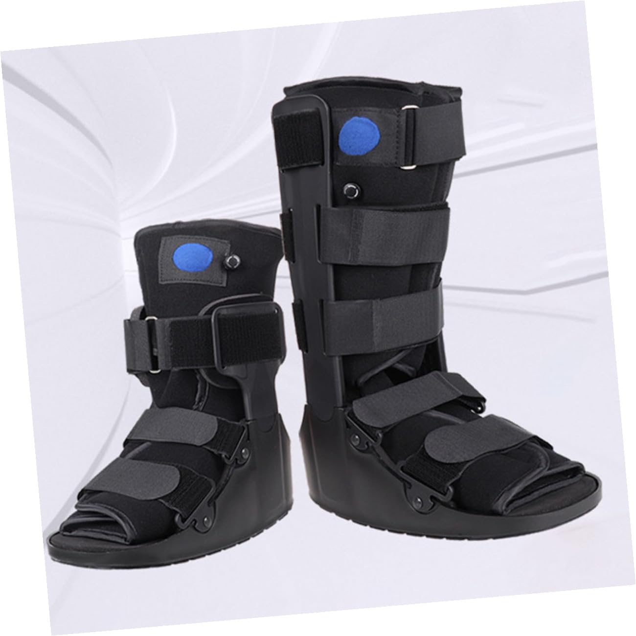 Ankle Boot Brace with Inflatable, Low-cut Foot Support Brace for Post-surgery Rehabilitation, Medical Ankle Fixation Shoe for Adults