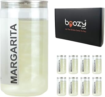 Boozy Margarita Cocktail Cans, 12% VOL, With Sparkle, Ready To Drink, x8, 200ml