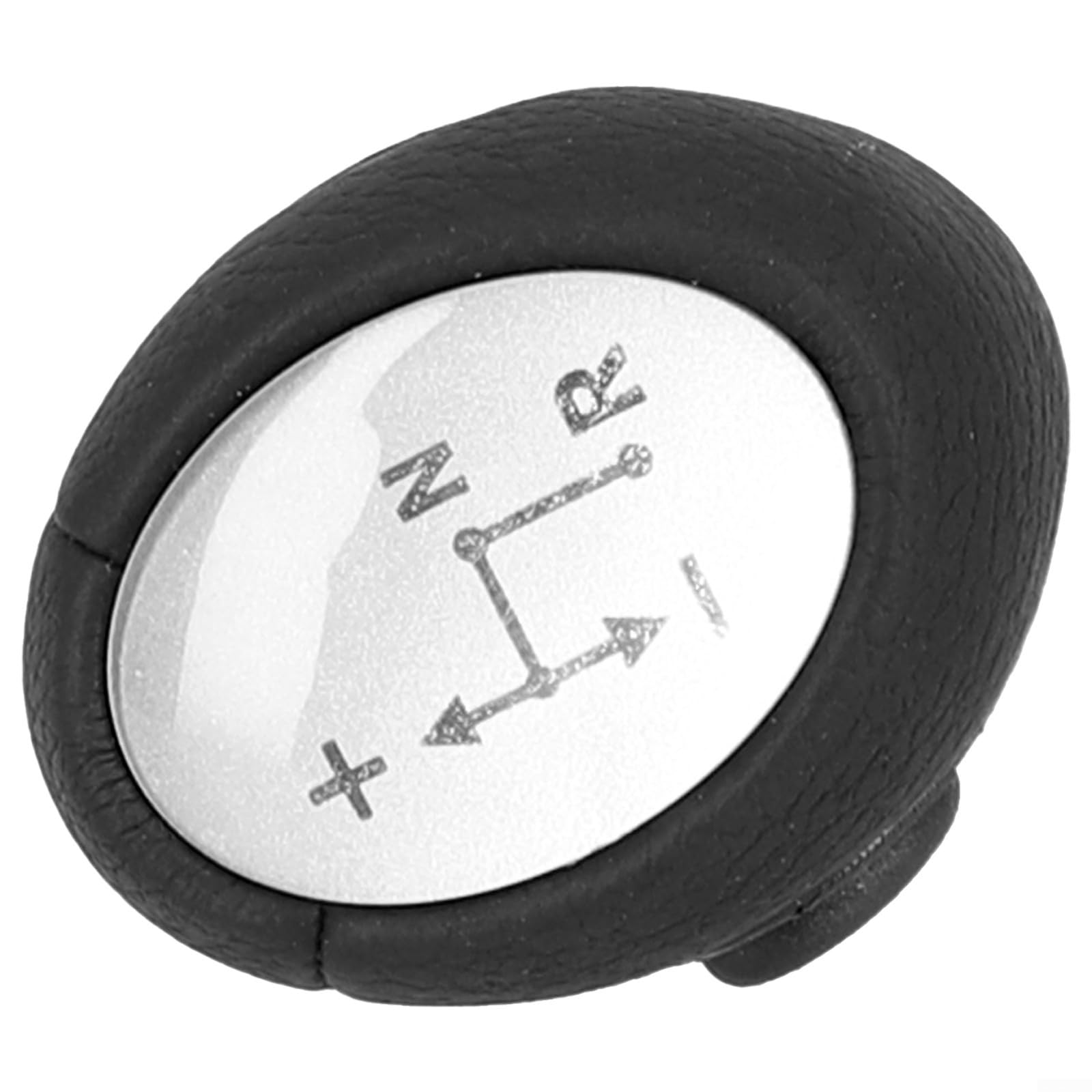 ReachMall Pomello cambio, Pomello del cambio automatico, testa del cambio adatto per Smart 451 07-2018 450/451 2007-2018 cambio automatico in pelle leva del cambio e pomello