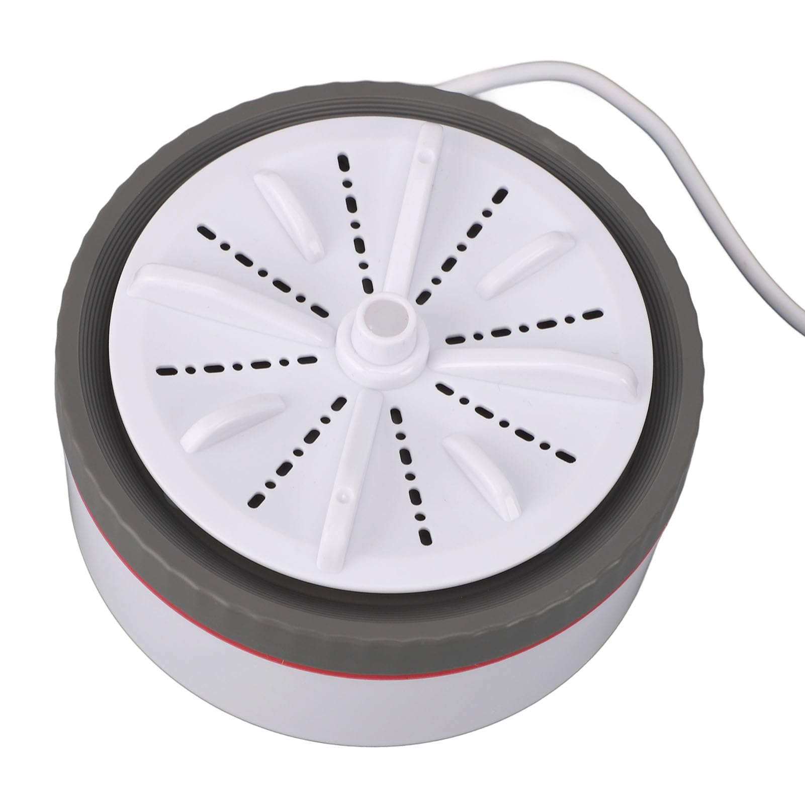 Mini-Turbo-Waschmaschine, Effiziente Tragbare Waschmaschine für Kleine Kleidung, USB-betriebene Mini- für Geschäftsreisen und Reisen (GRAY)