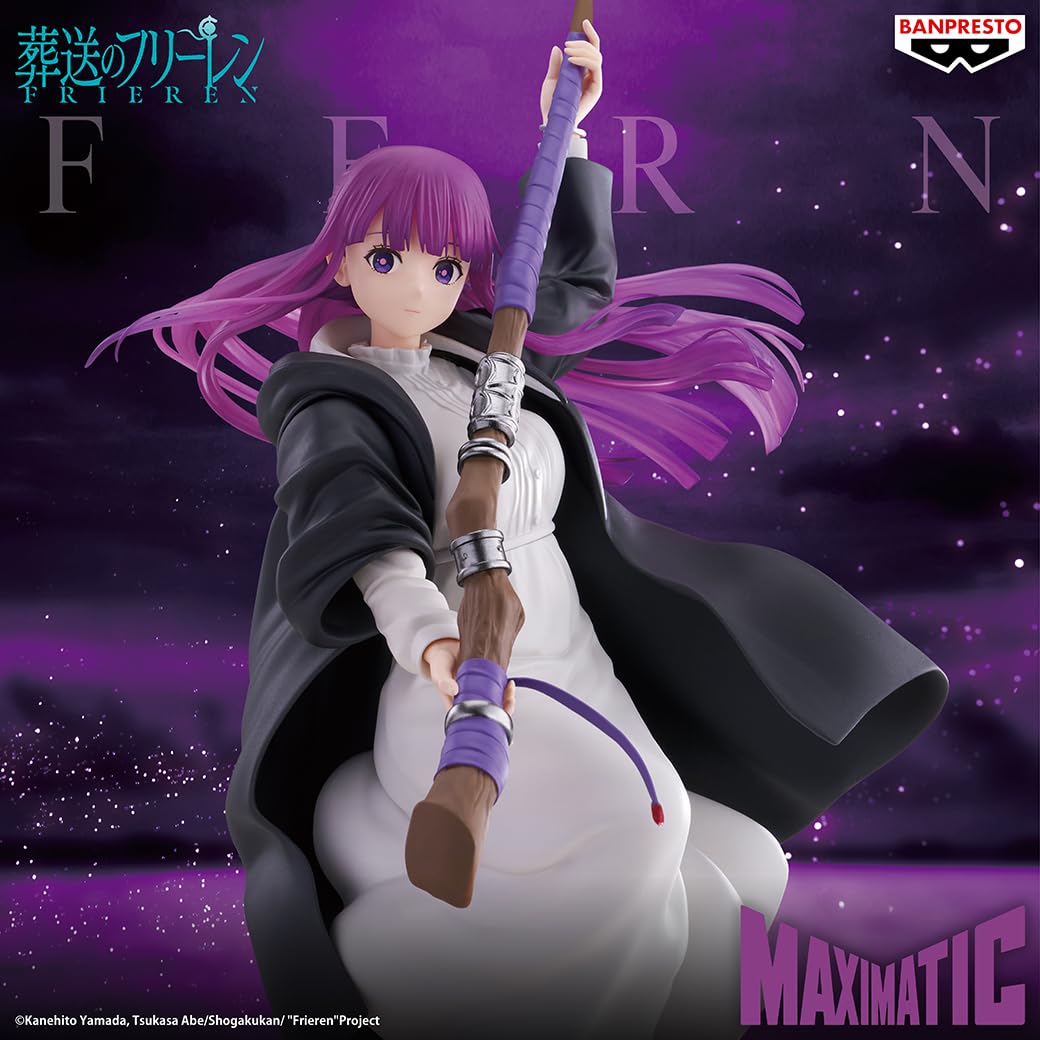Banpresto Figura de Accion Fern Frieren: Beyond Journey'S End - Maximatic 19cm - PZ71011P Multicolor - Figura Coleccionable - Ideal para los fanáticos del Anime