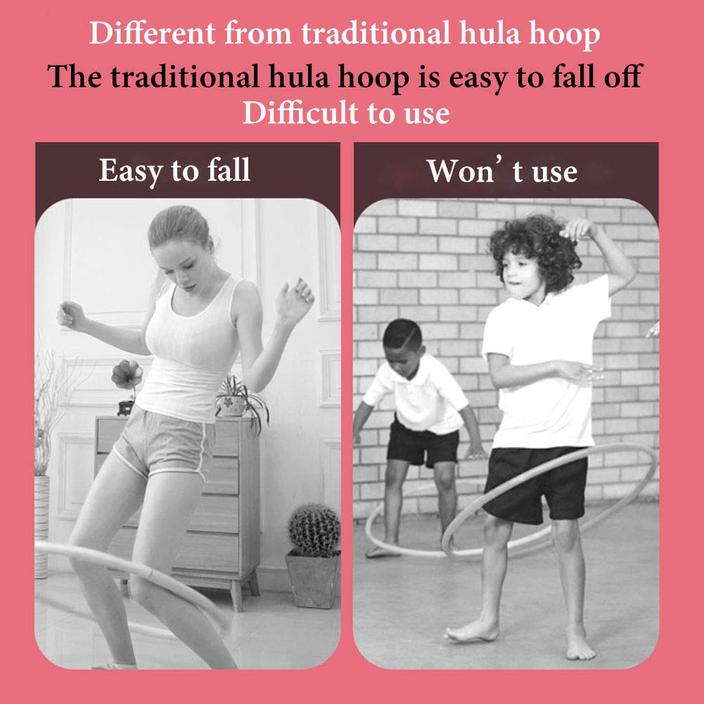 Smart Hula Hoop, non rilascia mai Hula Hoop, i principianti per adulti possono aumentare la bellezza del fitness dell'addome, della perdita peso del fitness massaggio, delle sessioni rimovibili 20/24