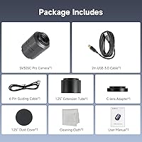 Vista 9 de Cámara de Telescopio SVBONY SV305C Pro, Transmisión de Alta Velocidad USB 3.0, Sensor IMX662 de 2MP con 128MB de Memoria DDR, Cámara CMOS de 1.25