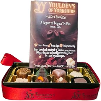 Youlden s of Yorkshire   Luxury Handmade Belgian Chocolate Gift Collection 8, The Love Box