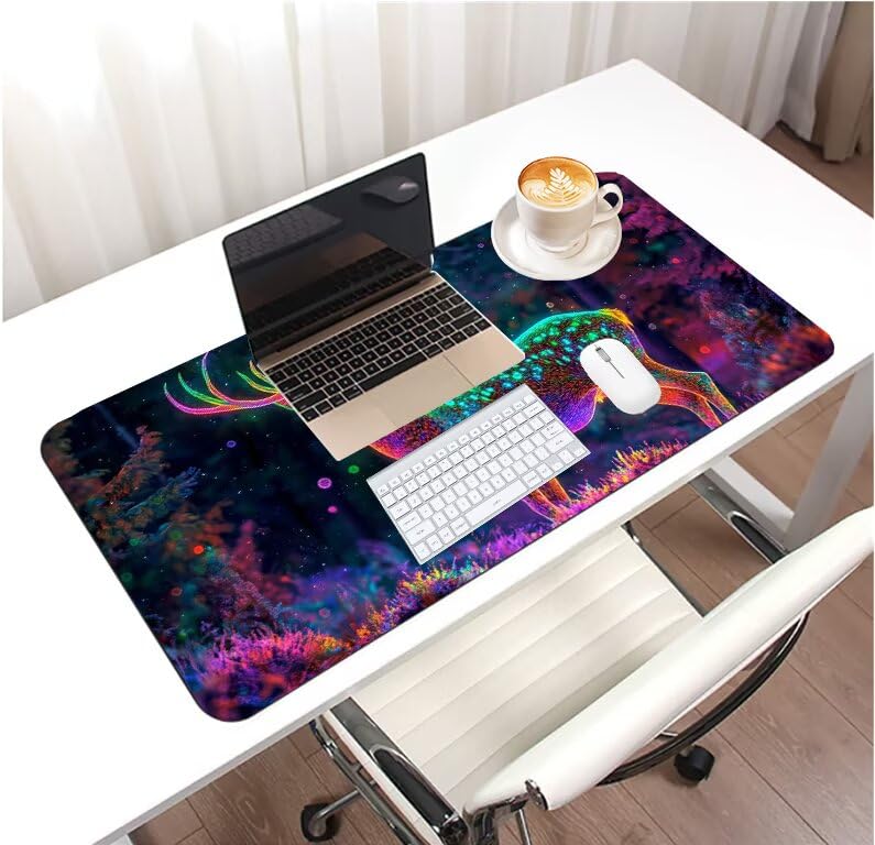 Tapis souris XXL imperméable et lavable pour une glisse fluide