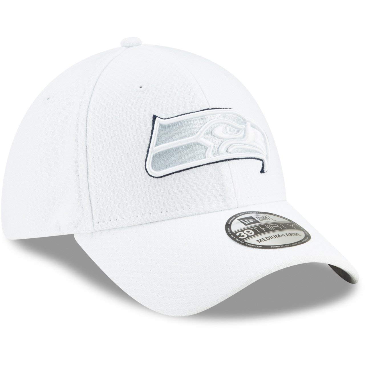 New Era 39Thirty Cap - Platino Sideline Seattle Seahawks