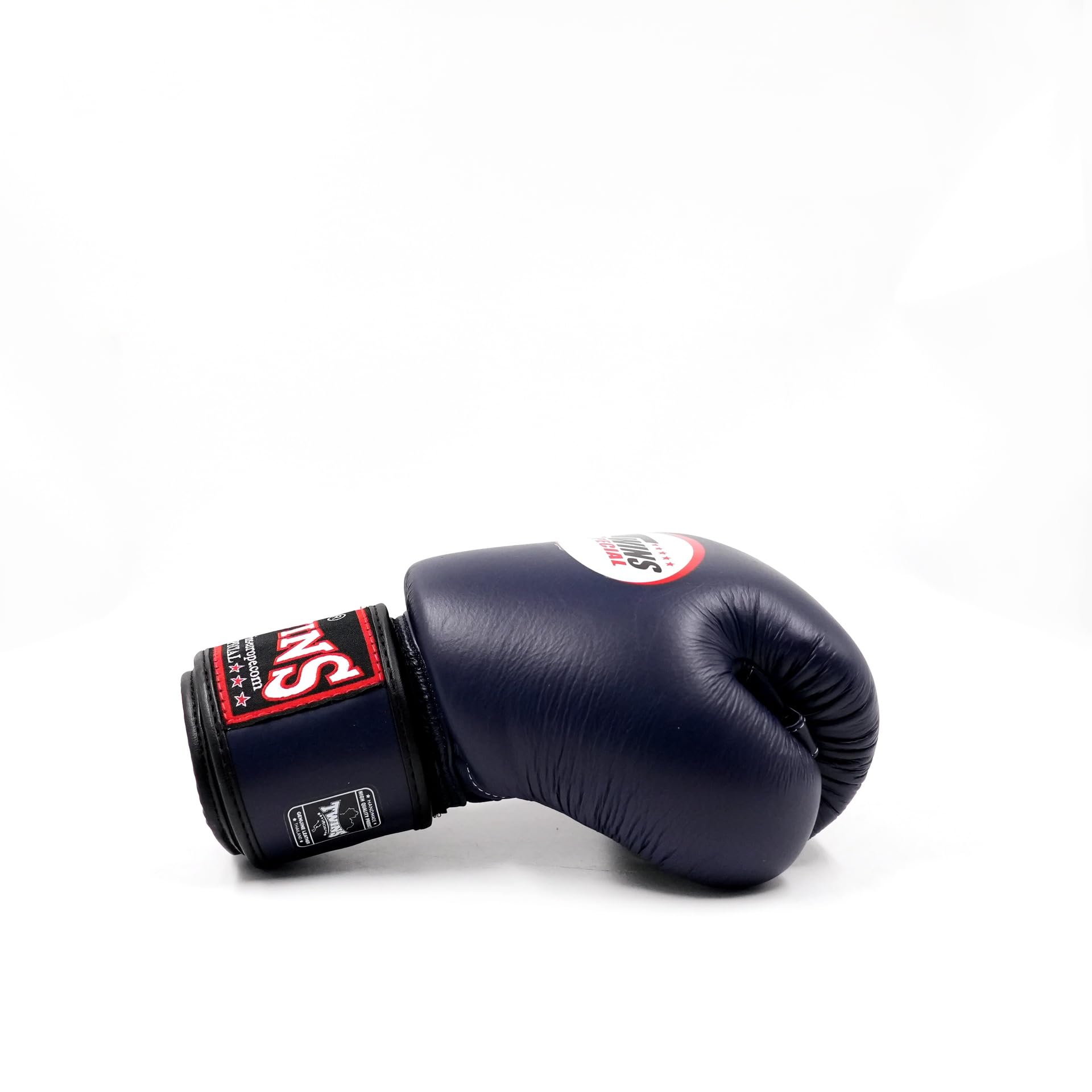 Twins Special BGVL3 - Guanti da boxe in pelle, per MMA, kickboxing, Muay Thai, sparring e allenamento, blu, 453 g