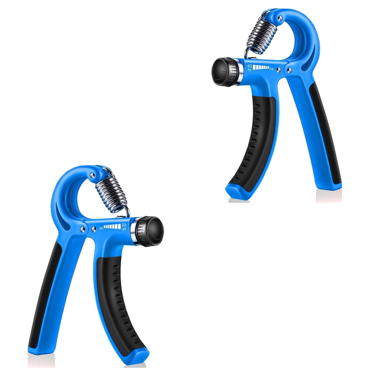 Adjustable Hand Grip Strengthener, Hand Gripper for Men & Women for Gym Workout Hand Exercise Equipment to Use in Home for Forearm Exercise, Finger Exercise Power Gripper (60 Kg) (BLUE 2) (B0D49JGLBR) Amazon Price History, Amazon Price Tracker