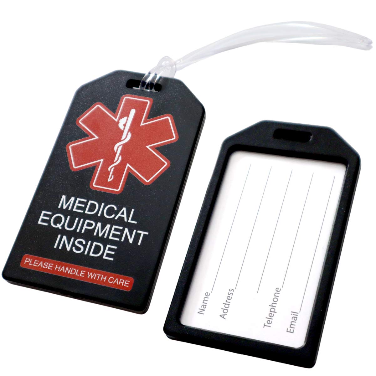 Buy 2 Pack Heavy Duty Medical Equipment Luggage Tags CPAP BIPAP W 