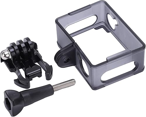 Miniatura 7 de ASHATA Carcasa de montaje en marco para cámara de acción SJCAM SJ4000, funda protectora de marco de cámara SJ4000, jaula de video de cámara de