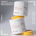 Innisfree Vitamin C Green Tea Toner Pads 60pc for Uneven Skin Tone, Brightening and Glowing skin, Exfoliates and Fades Dark spots, Moisturizing, Hypoallergenic, Korean Skincare for all Skin Types gallery image