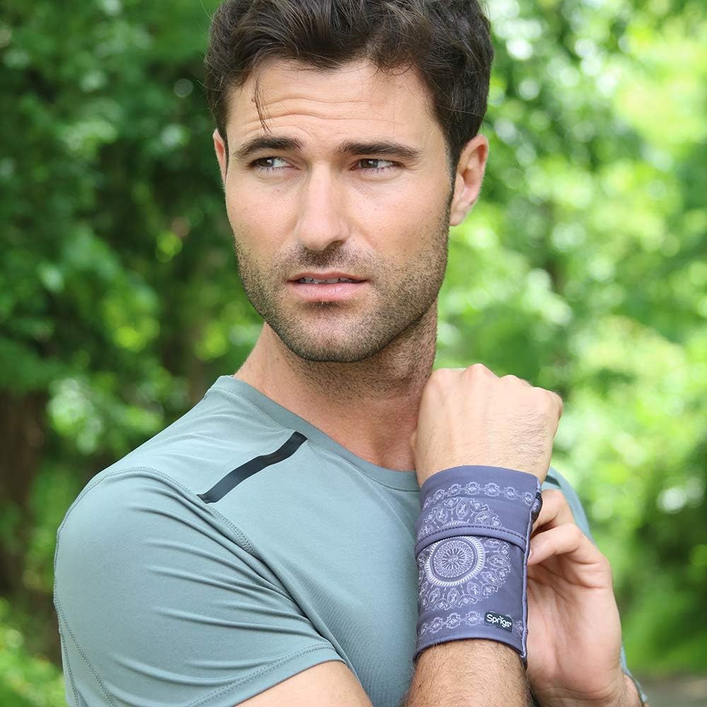 Miniatura 6 de Sprigs Banjees - Cartera de muñeca con 2 bolsillos, correa de muñeca, bolsillo para la muñeca para viajes, caminar y correr. Bolsa de cartera que