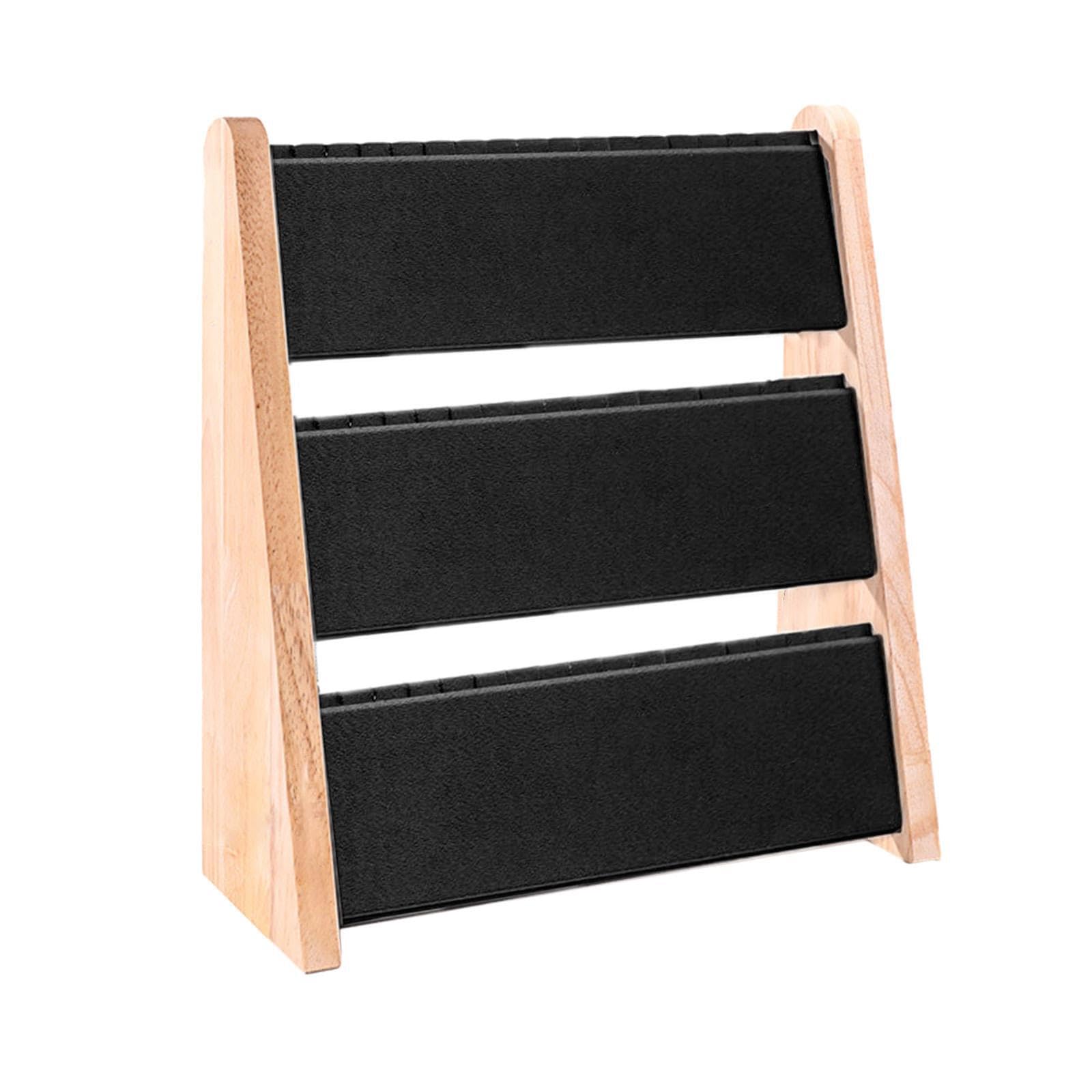 Espositore per collane, splendido espositore per gioielli, elegante artigianato in velluto, legno, per mantenere organizzati i gioielli, per riporre