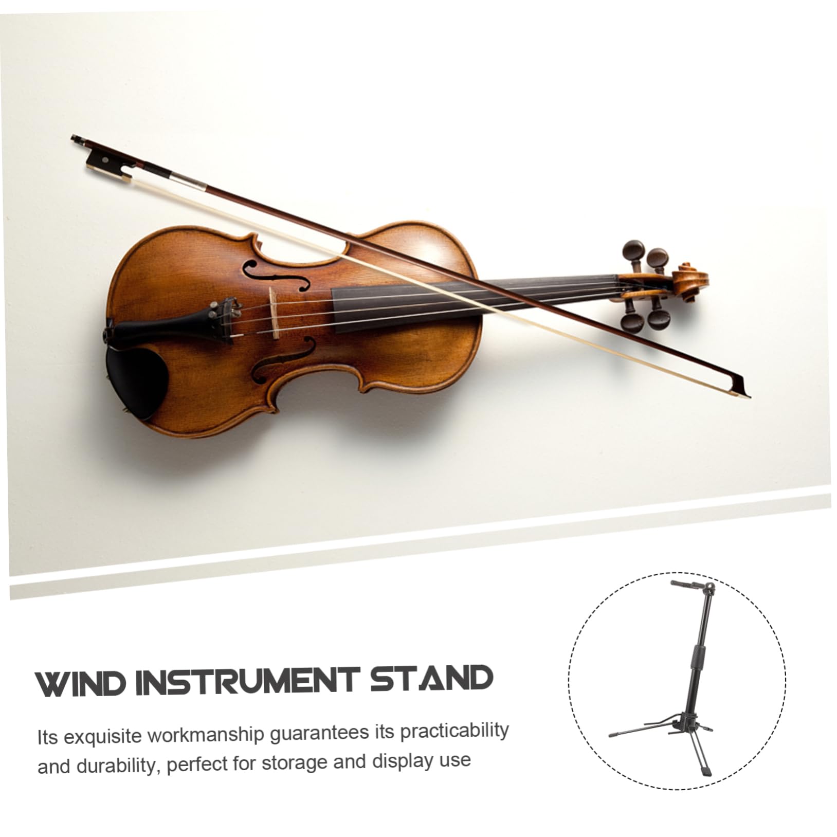 ifundom Djustable Digital Wind Instrument Stand Iron Stand for Aerophone Music Instruments