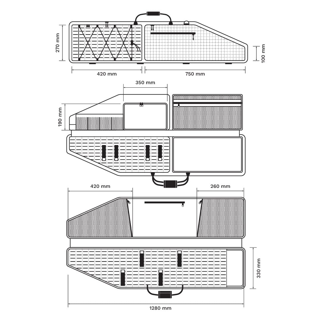 Waffentasche Pro 130 cm