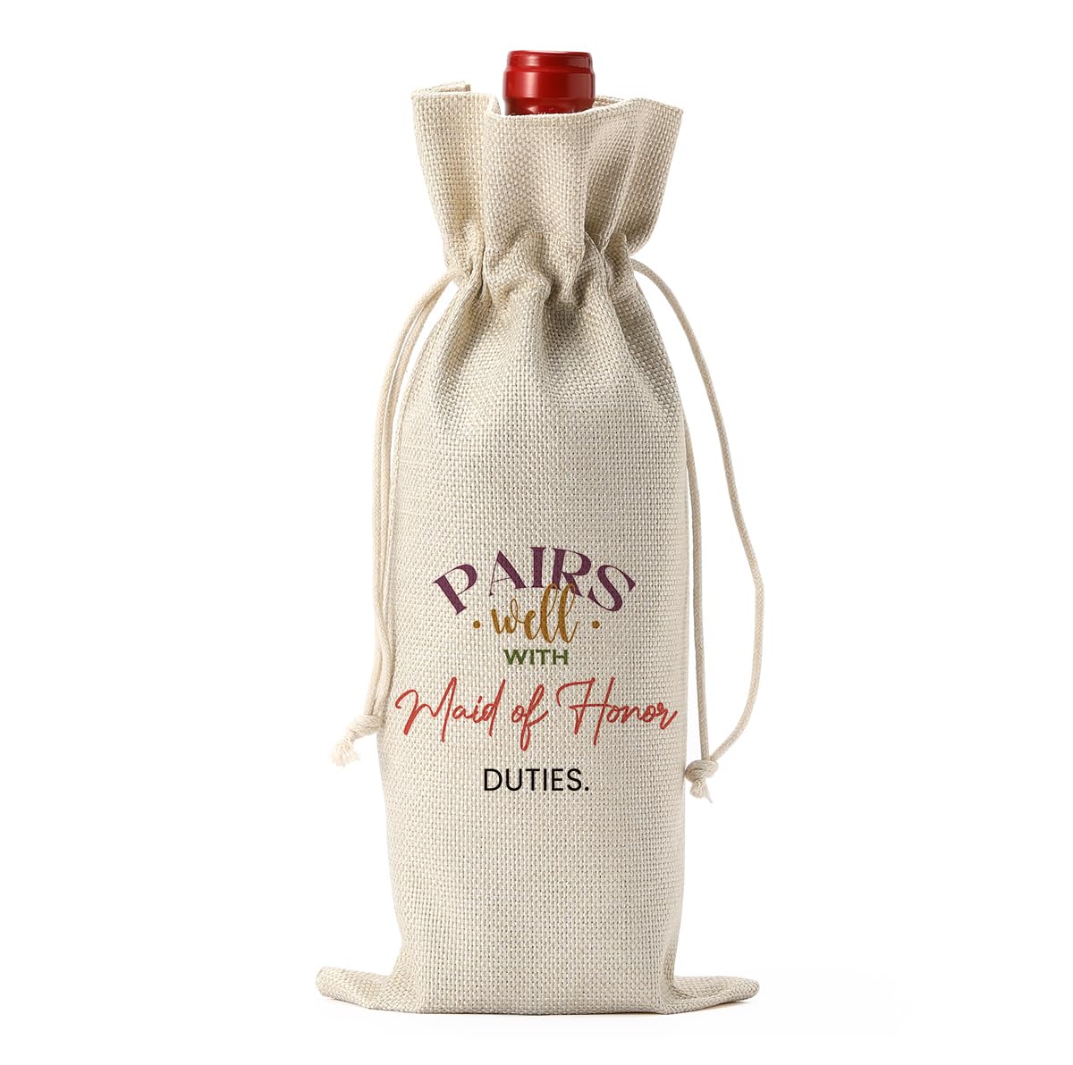 Maid of Honor Bridesmaid Proposal Gifts, Maid of Honor Bridesmaid Wine Bag