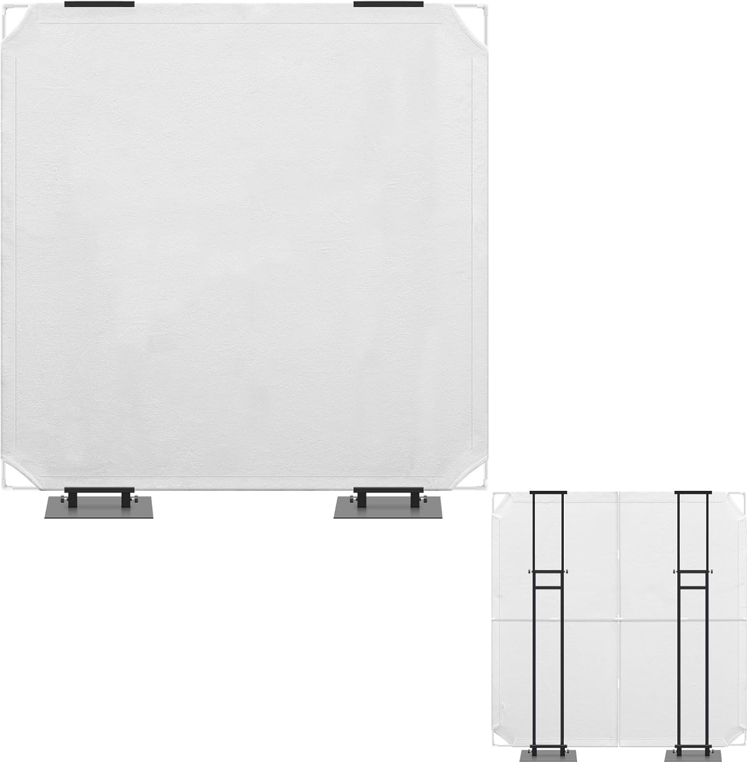 SmoothNovelty 1 Set Quilt Design Wall 54" L x 54" w Flannel Quilters Design Board with Stand Vertical Display Portable Quilting Wall Panel Hold Fabric for Quilting Sewing Supplies Craft Sew Display