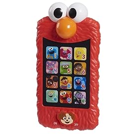 Sesame Street Learn with Elmo Pretend Play Phone, Learning and Education, Kids Toys for Ages 2 Up by Just Play