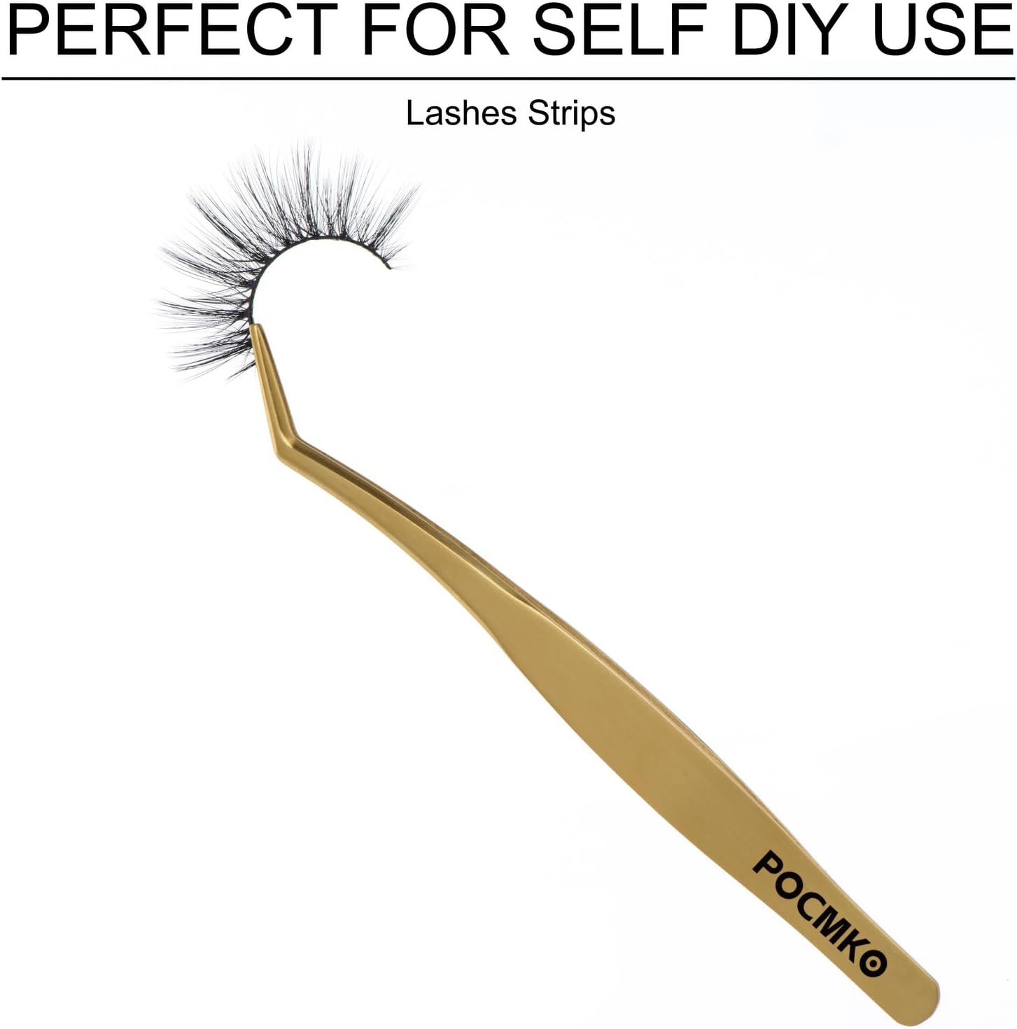 クラスター DIY ラッシュアプリケーターセット 2個 まつげピンセット ラッシュアプリケーターツール ゴールドまつげツールセット