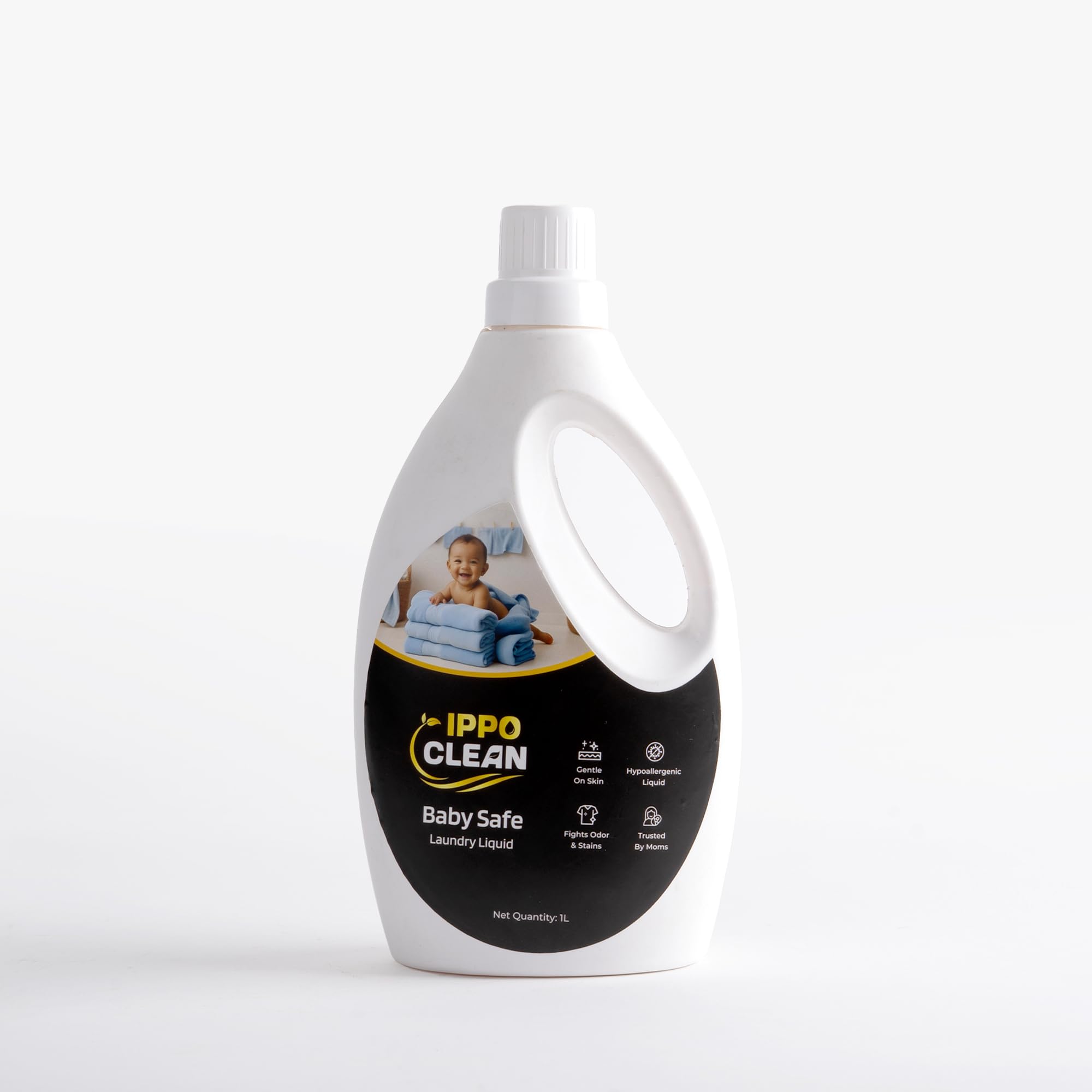 Ippo Clean Baby Safe Liquid Detergent 1L | Gentle Care for Baby Clothes | No Harsh Chemicals | Trusted by Moms-image-47