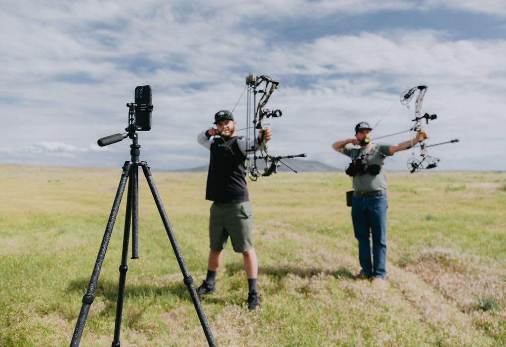 Tricer-KS | Billet Machined Phone Clamp for Hunters | Arca Swiss, 1/4-20 & 3/8-16 Compatibility | Versatile Tripod Mount for Perfect Shots