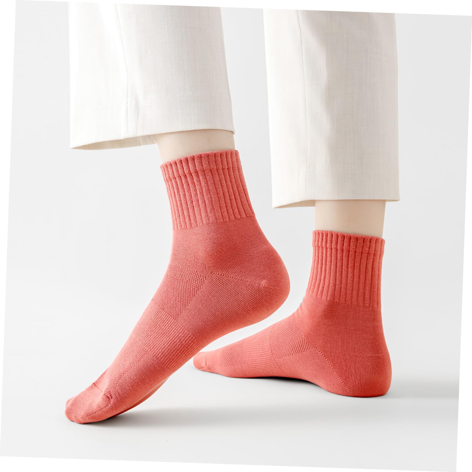 10 pares Calcetines Mujer Algodón Tobillo Transpirables Suaves para Deporte y Uso Diario