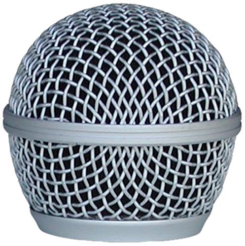 Audio2000'S ACC1001X2 2-Pack Dent Resistant Steel Grille-Mesh Microphone Windscreens