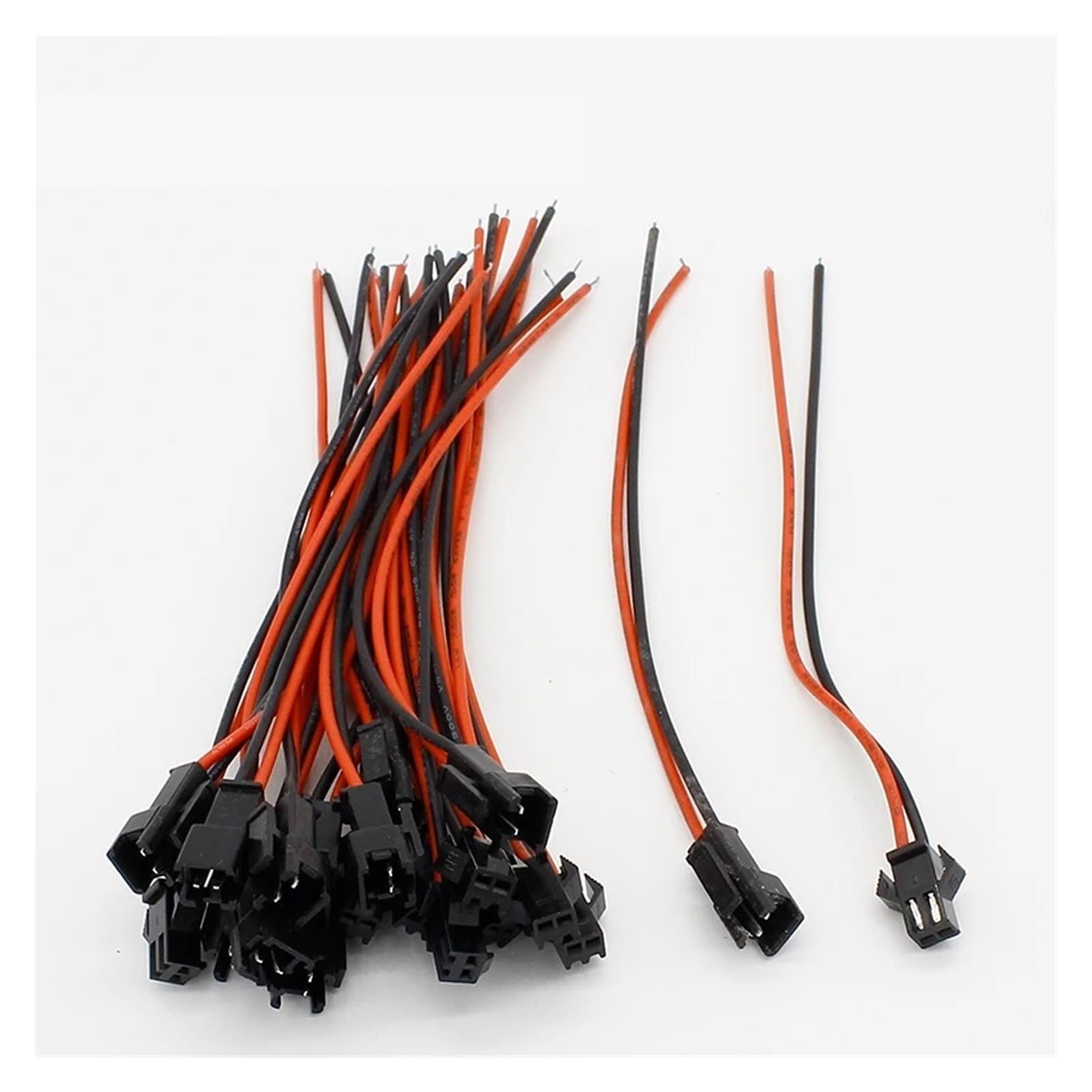 LTRAJUYNH 10Pairs 15cm Long JST SM 2Pins Male to Female Wire Connector