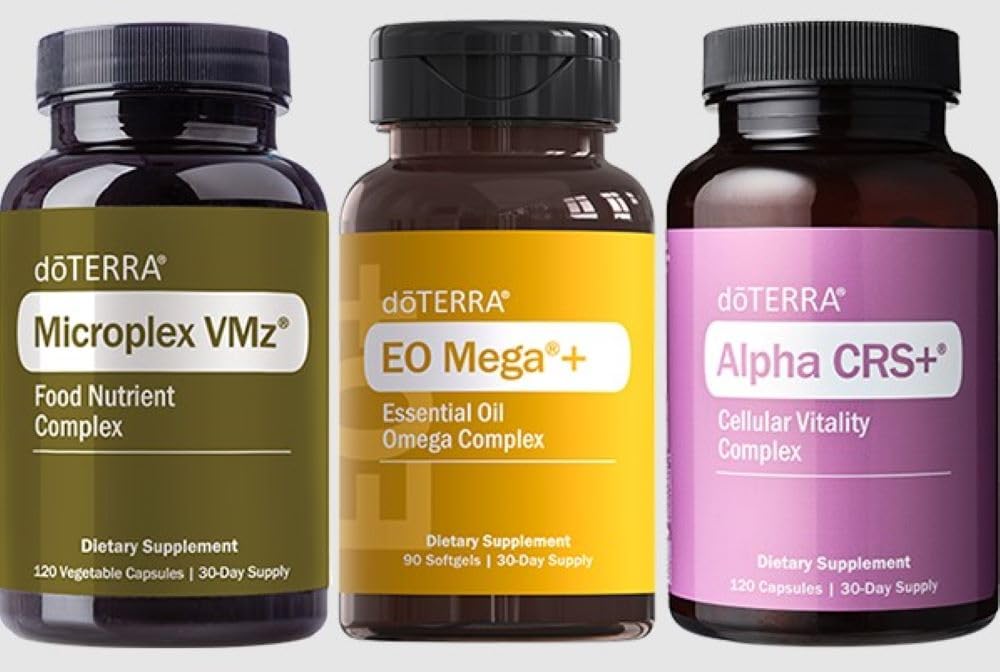 doterra オイル　ray様 Amazon.com: doTERRA Lifelong Vitality Pack - Alpha CRS+, xEO Mega