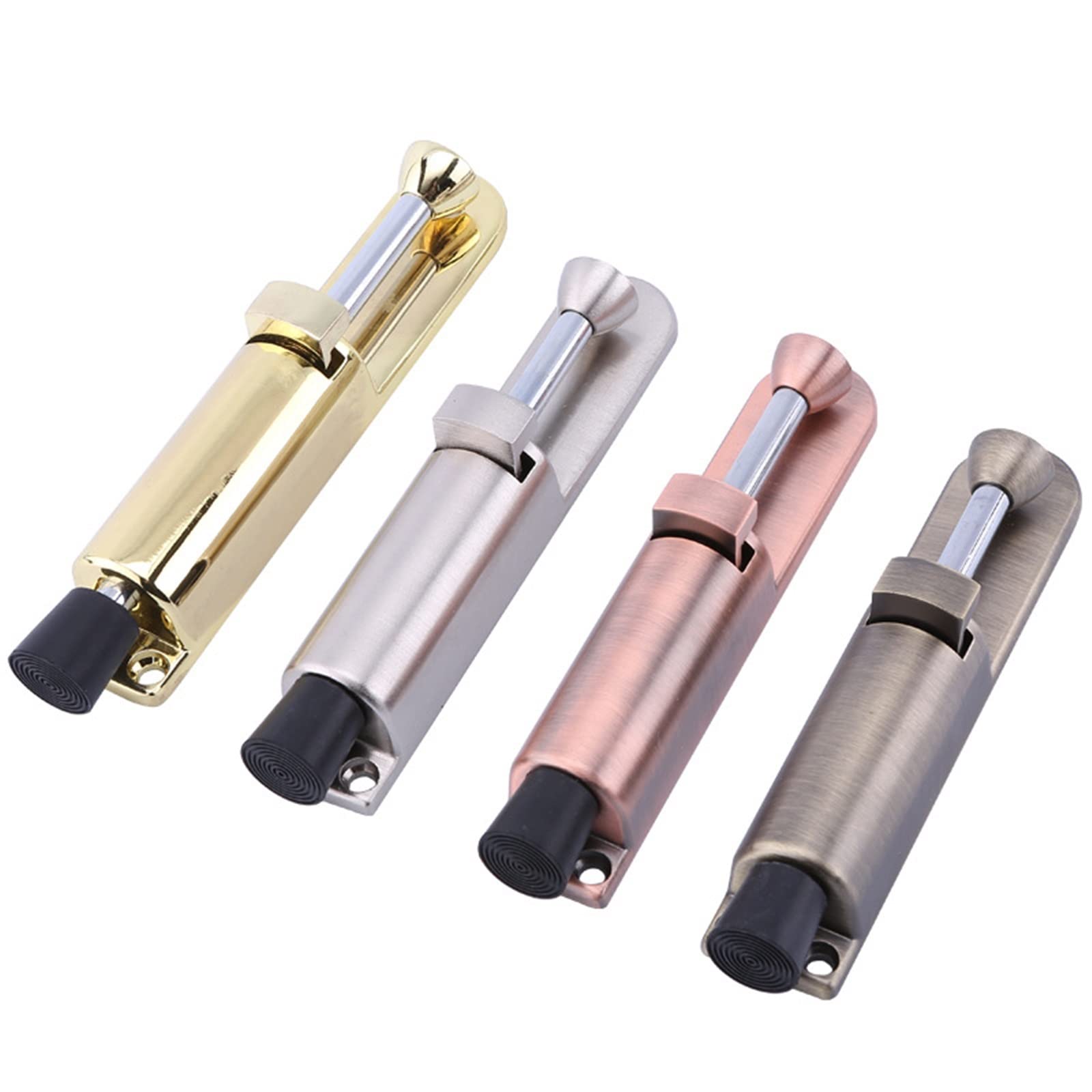 Fijador de puerta de aleación de zinc mate brushed de longitud extendida