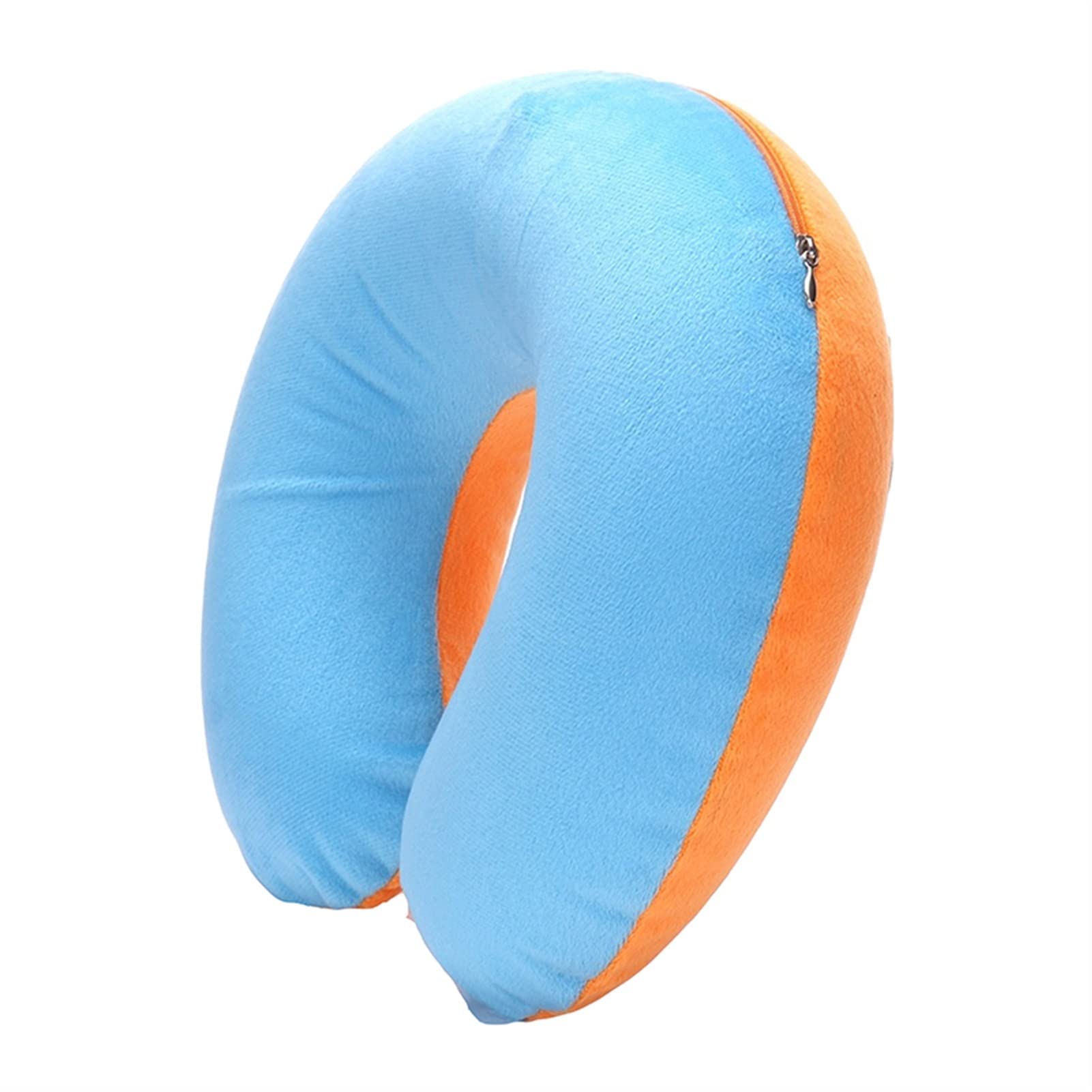 Cuscino a U Cuscino Gonfiabile per Collo Cuscino da Viaggio Cuscino per Collo Alleviare la Fatica Tessili per la Casa Comodo Cuscino per Poggiatesta Portatile Morbido (Colore : Giallo e Blu) (Giallo e