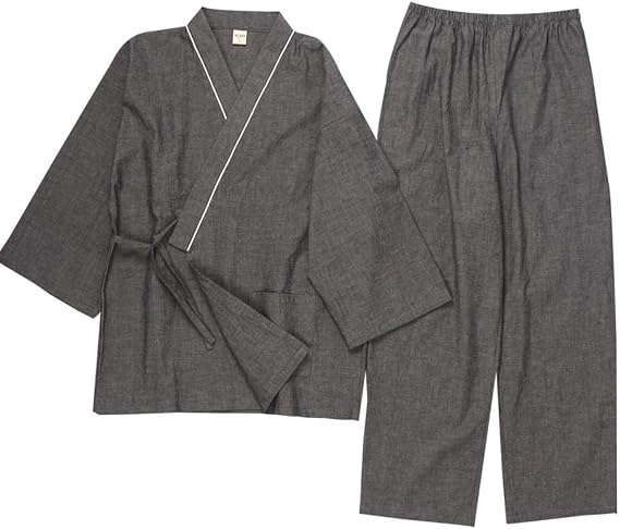 Fancy pumpkin men's kimono dress