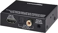 Amazon Basics HDMI Audio Extractor Converter SPDIF RCA Stereo - hdmi to hdmi 4