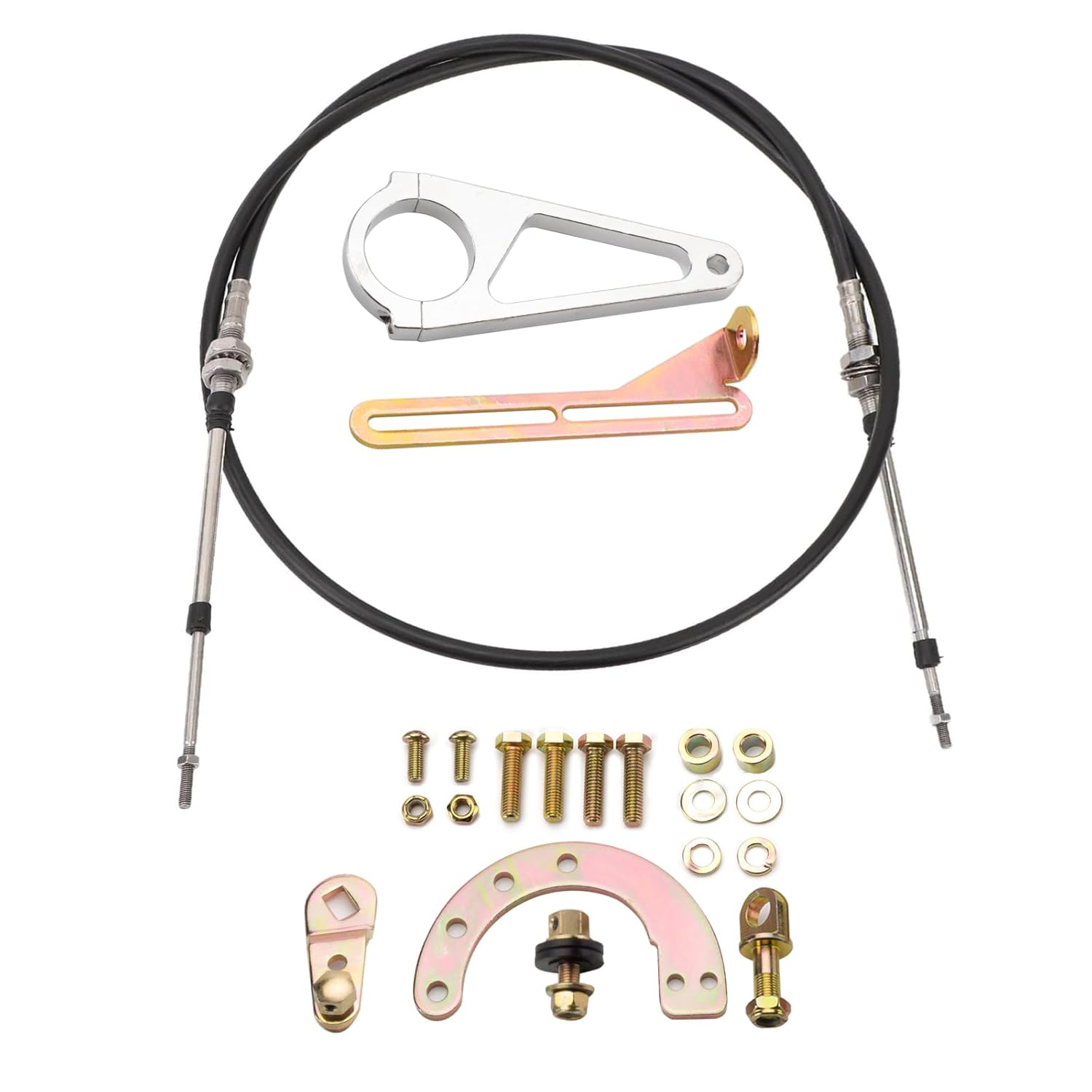 Kit de Linkagem de Câmbio Ajustável ACA-1804 2" para TH200, TH200-4R, TH350, TH400, TH700R4, 4L60, 4L60E e 4L80E - Acessório Automotivo Universal