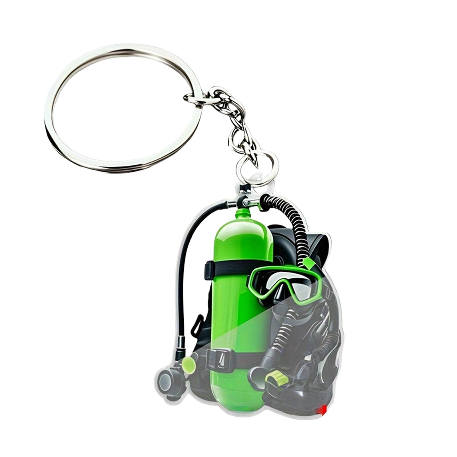 YROHGKPN Acrylic Keychain Pendant Keyring for Diving Enthusiasts Perfect