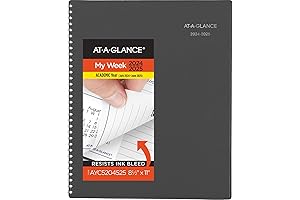 AT-A-GLANCE 2024-2025 Academic Weekly Planner: Stay Organized Throughout the School Year