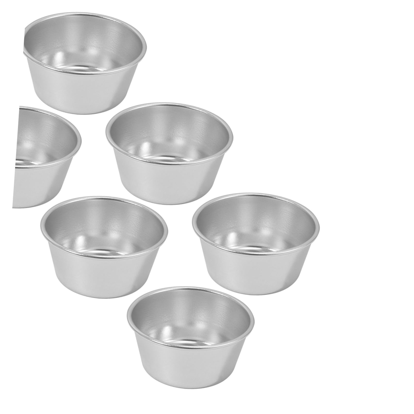 HEMOTON 30piezas Molde Para Muffins y Pudding De Reutilizable De Tazas Antiadherentes Para Hornear Tartas Pasteles y Postres
