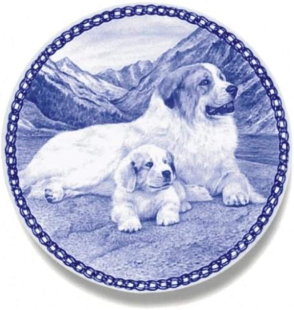 Great Pyrenees Dog Porcelain Plate For all Dog Lovers Size 7.61 inches