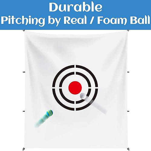 Miniatura 5 de Objetivo de golf de tela de golf para reemplazo de red, objetivo de golf para golpear red, objetivo de práctica de golf, ayudas de entrenamiento de