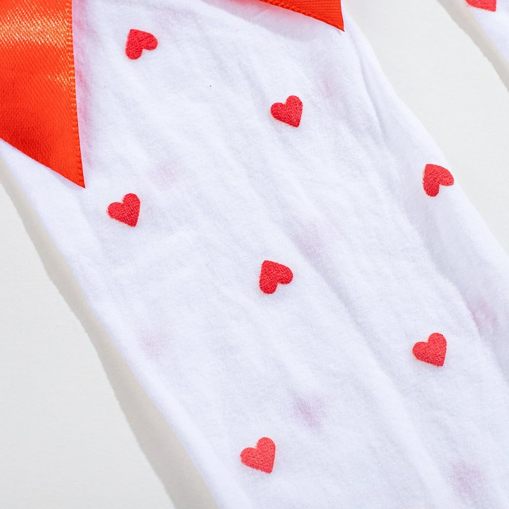 Bow Thigh High Stockings Holidays Knee Stockings for Women 2 Pairs - Image 6