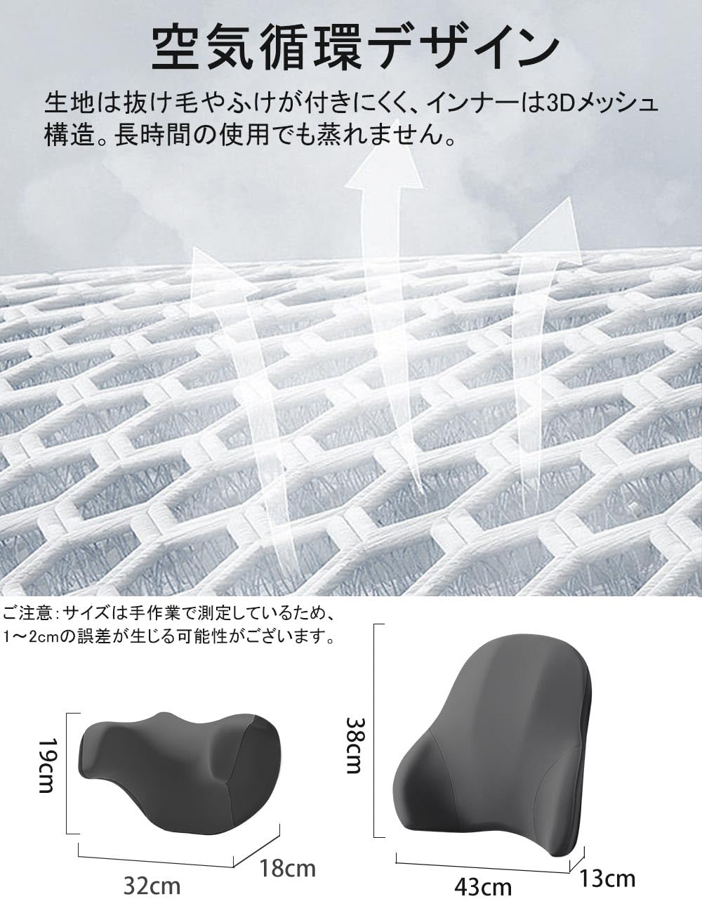 車 ヘッドレスト "U型"設計 ネックピロー 車 低反発 メモリーフォーム 繰り返し使用しても変形しない 車 枕 ハイエンド ネックパッド クッション 高い通気性 長時間使用しても蒸れにくい 首の痛みの対策 人間工学 ゴムのベルトで固定するタイプですが 取り付け簡単 体圧分散 洗濯可 カバー 疲労対策 3Dメッシュ 旅行 オフィスチェア 自宅用 カー用品 (1) - 5
