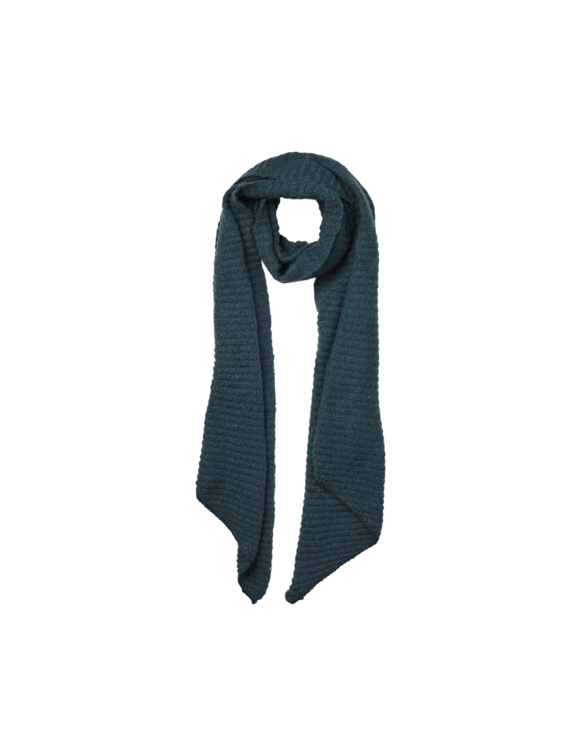 PIECES Pcpyron Structured Long Scarf Noos BC, Reflecting Pond, One Size