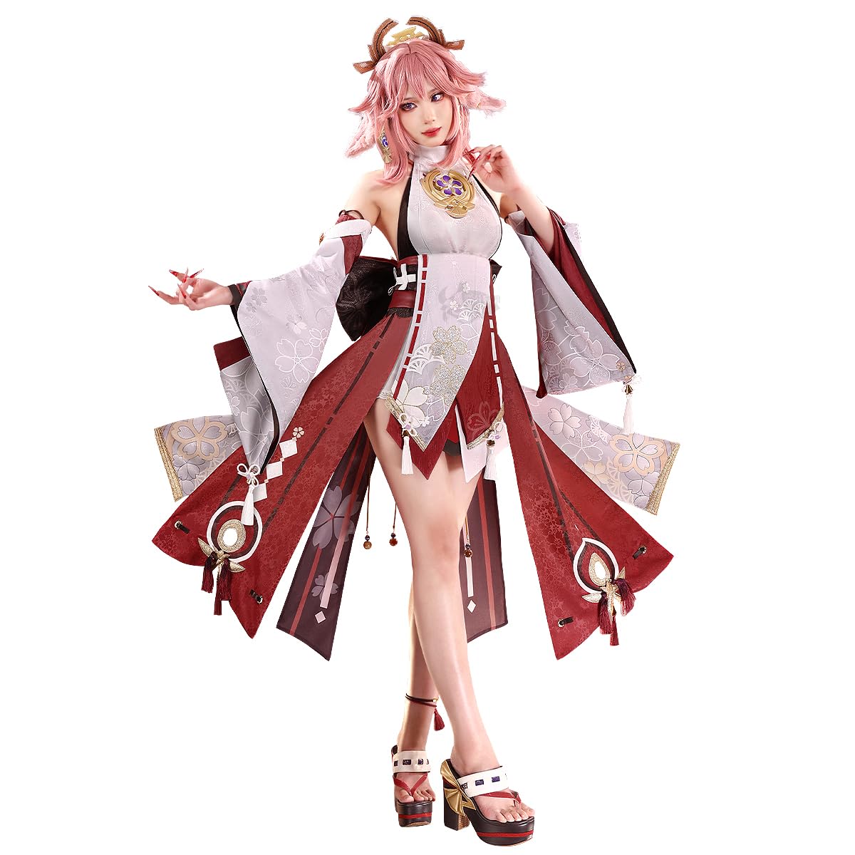 New products in stock Pro Wow Cos Yae Miko Cosplay Costume Cos Halloween Christmas Party Game Comic Con Clothes