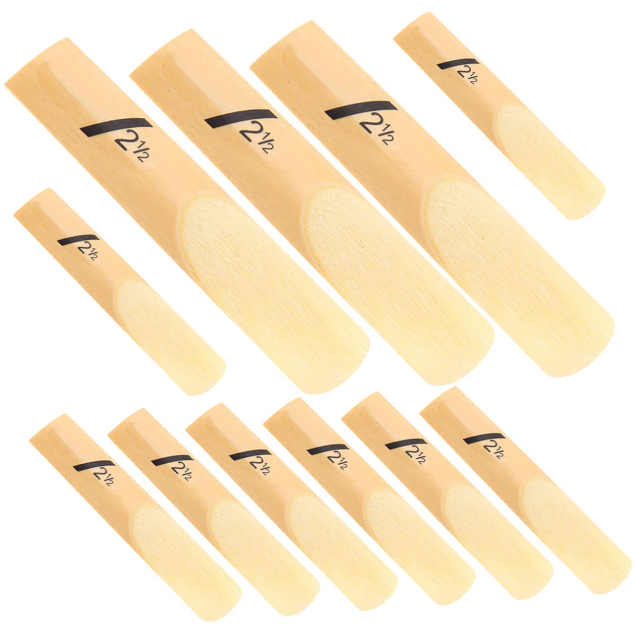 FUNOMOCYA Saxophone Set 2.5 Strength Traditional Eb Sax 50pcs Saxophone for Tenor Sax