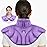 MEISENHOME Microwavable Heat Pad for Neck and Shoulders, Weighted Microwave Moist Heating Wrap for Pain Relief Sore Muscle Stress Tension, Heated Wrap with Aromatherapy, Hot & Cold Compress, Purple