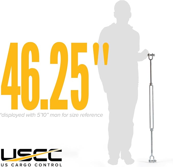 Tensores para cables de acero Quijada 3/4"x18" Paquete 4 miniatura 4