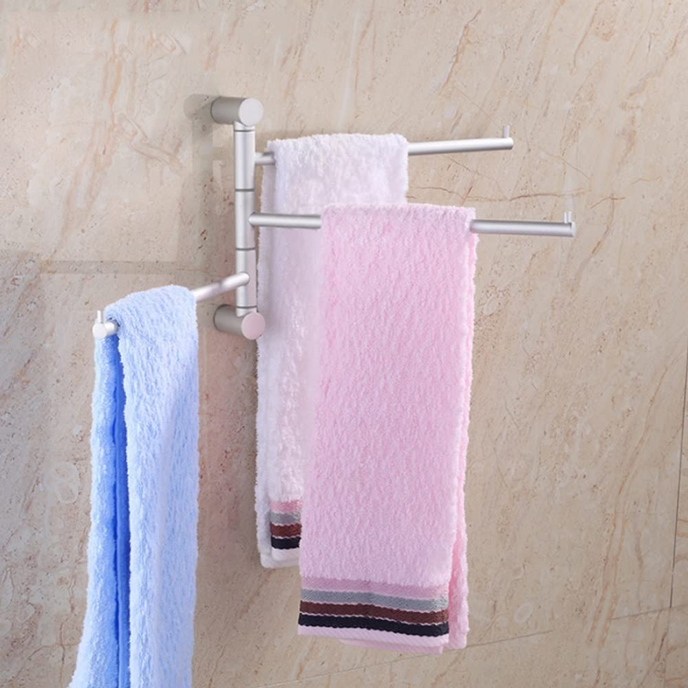Porte-serviettes rotatif contre l'humidité pour ranger vos serviettes sans encombrer le mur