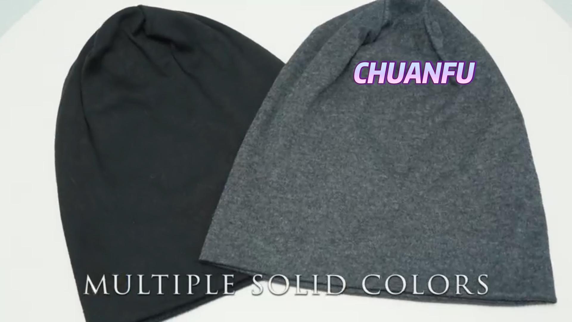Lot De 2 Bonnets De Nuit Léger Unisexe - Bonnet Chimio Doux Pour Homme Femme, Course Et Sommeil